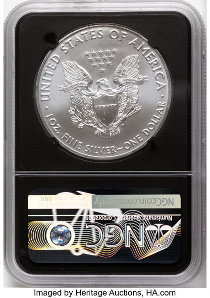 2020 $1  Silver Eagle MS63 thumbnail 12