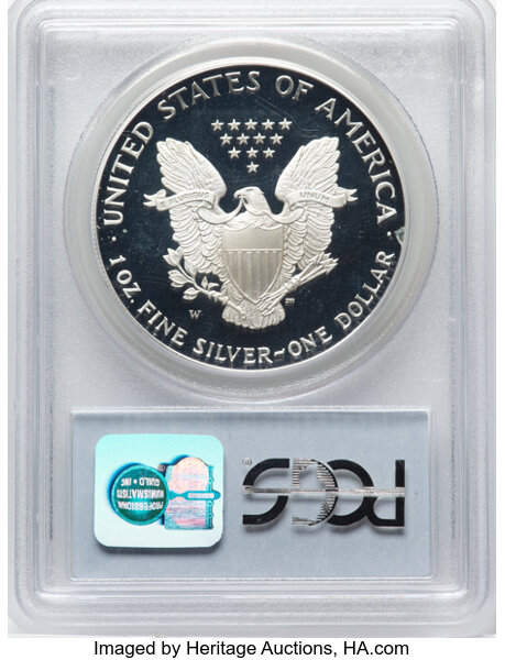 1995-W $1  Silver Eagle PR DCAM PR67 DCAM thumbnail 2