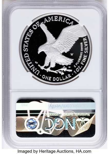 2023-W $1  Silver Eagle PR DCAM PR67 DCAM CAC thumbnail 17
