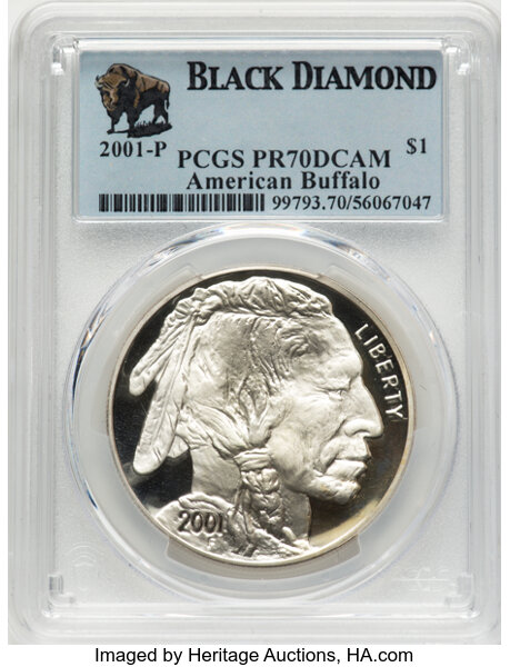 2001-P S$1 American Buffalo PR DCAM thumbnail 9