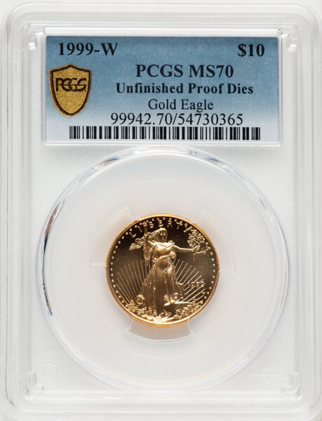 American Gold Eagle (AGE) G$10  1/4 Ounce, 1986- [Type] MS70 thumbnail 4