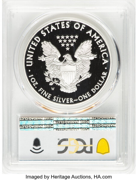2008-W $1  Silver Eagle PR DCAM PR70 DCAM CAC thumbnail 2