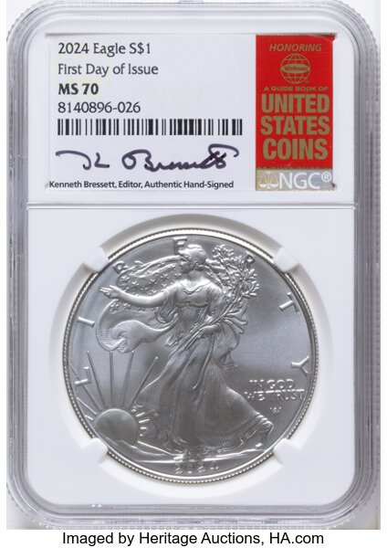 2024 $1  Silver Eagle MS thumbnail 15