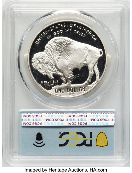 2001-P S$1 American Buffalo PR DCAM OGP thumbnail 6