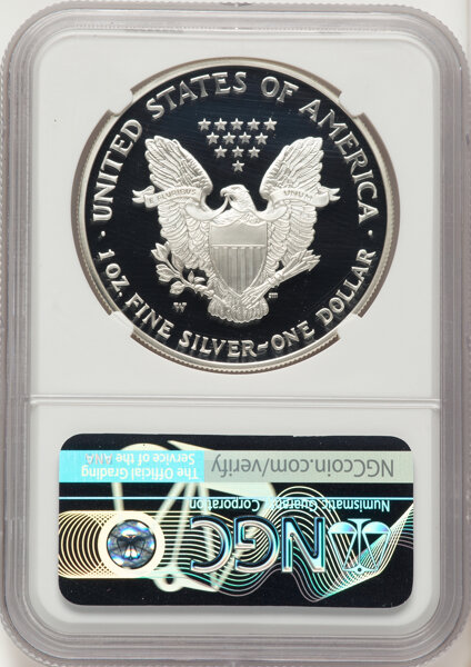 2002-W $1  Silver Eagle PR DCAM OGP thumbnail 2