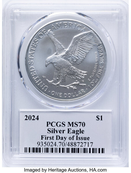 2024 $1  Silver Eagle MS63 thumbnail 14