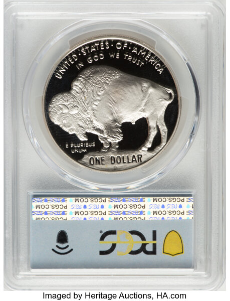 2001-P S$1 American Buffalo PR DCAM OGP thumbnail 10