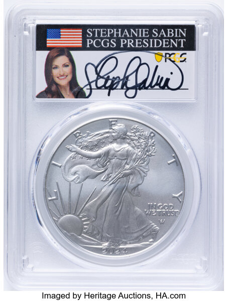 2024 $1  Silver Eagle MS thumbnail 5