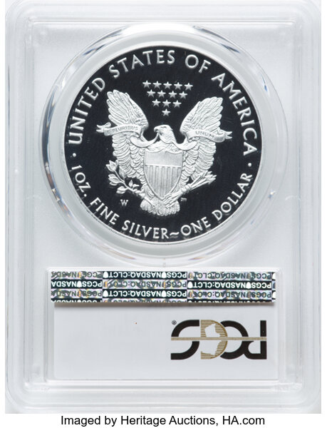 2017-W $1  Silver Eagle PR DCAM PR70 DCAM thumbnail 6