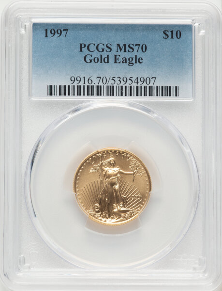1997 $10  Gold Eagle MS thumbnail 2