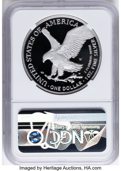 2023-W $1  Silver Eagle PR DCAM PR67 DCAM CAC thumbnail 25