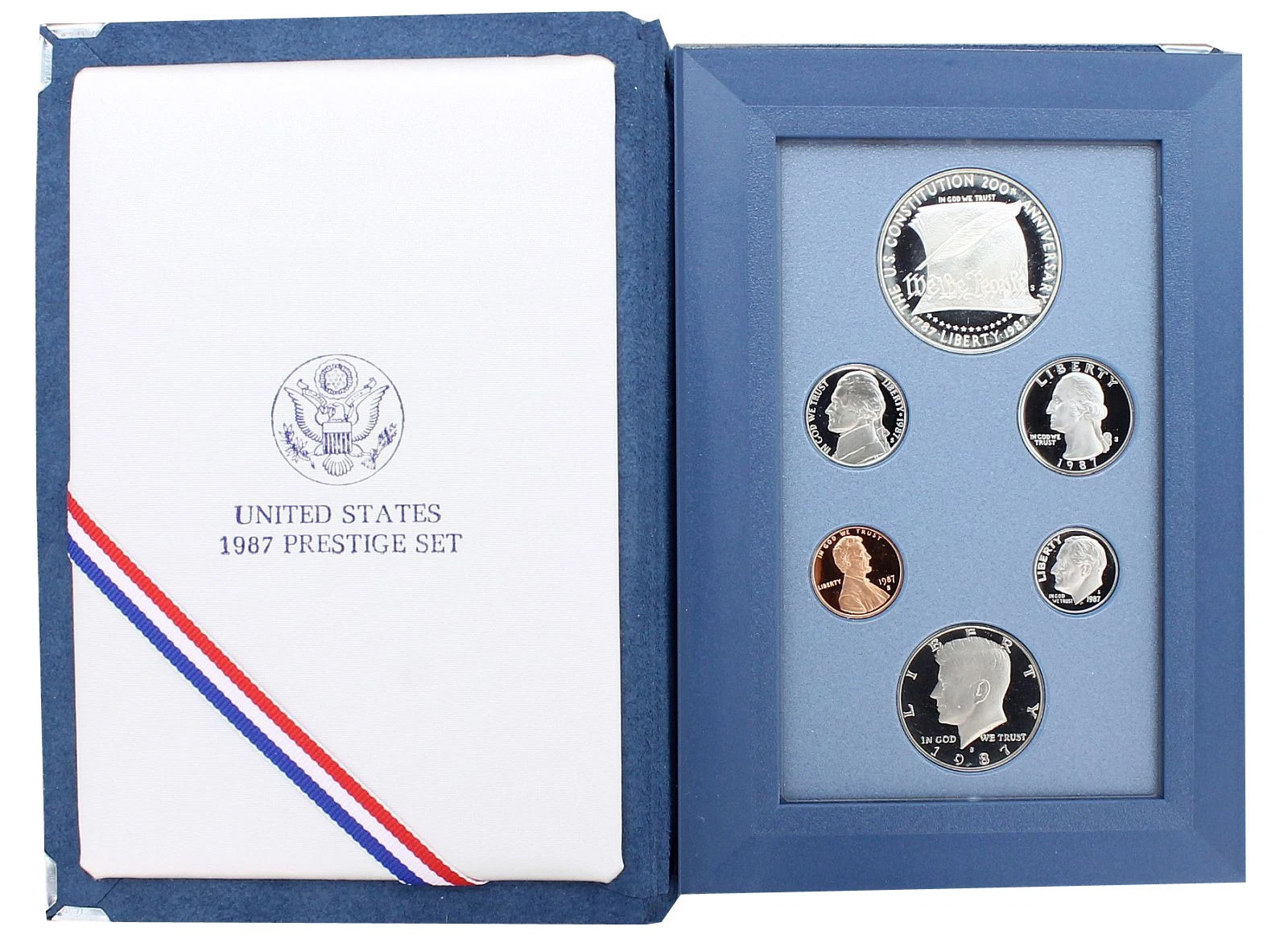 Image for 1987-S 1c-$1 Prestige Proof Set, 6 Coins PR