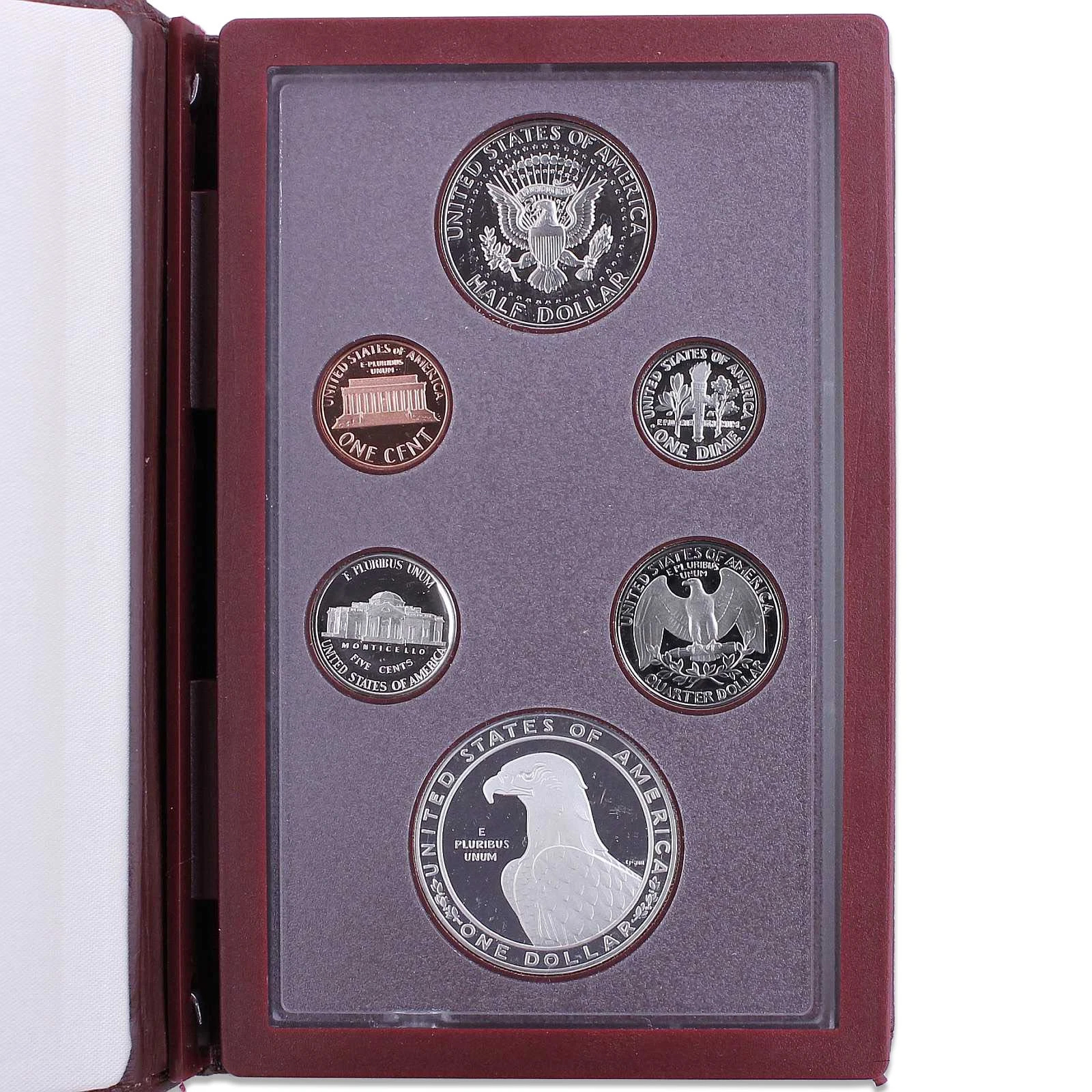 1983-S 1c-$1 Prestige Proof Set, 6 Coins PR thumbnail 2