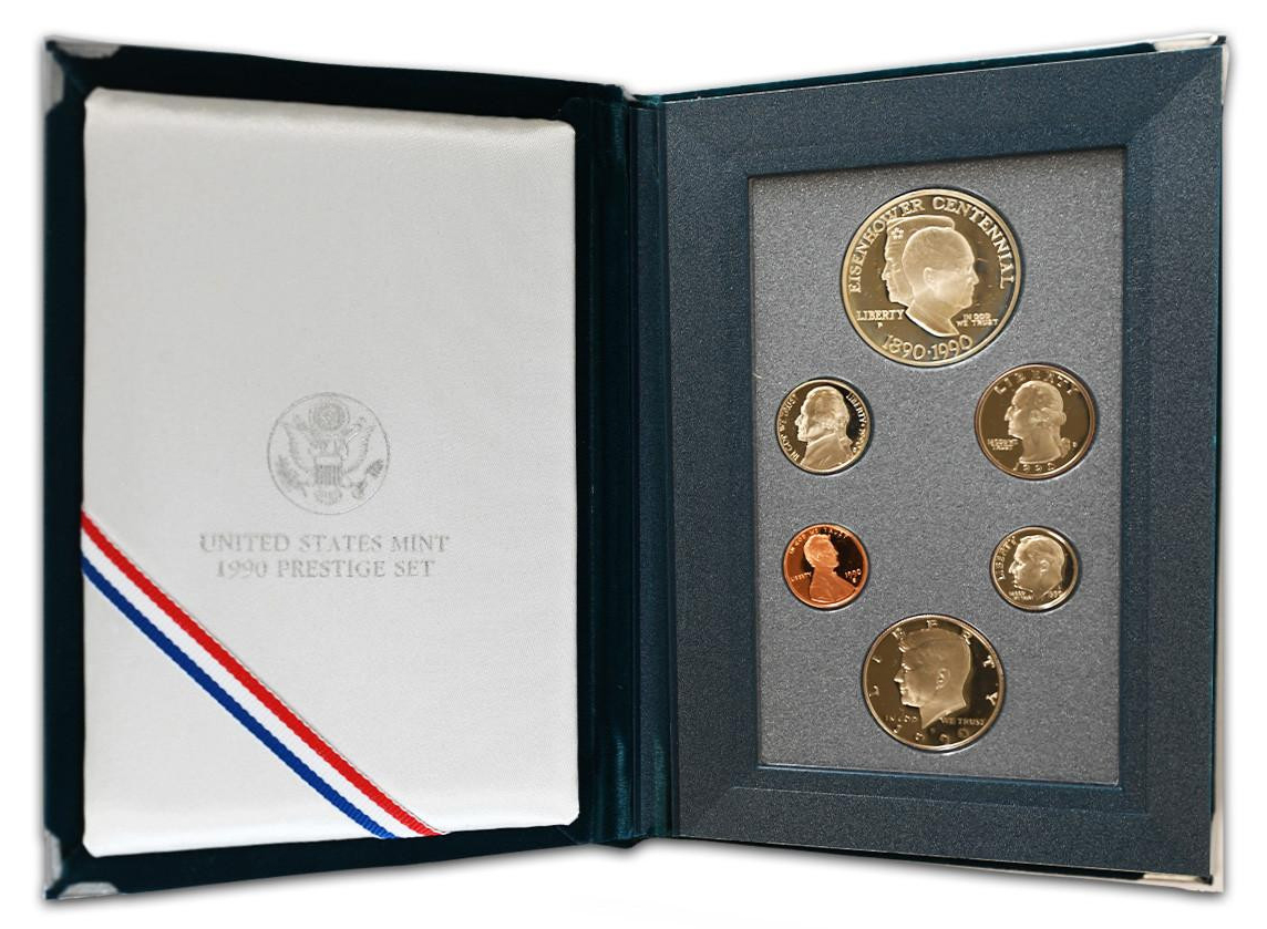 Image for 1990-S 1c-$1 Prestige Proof Set, 6 Coins PR