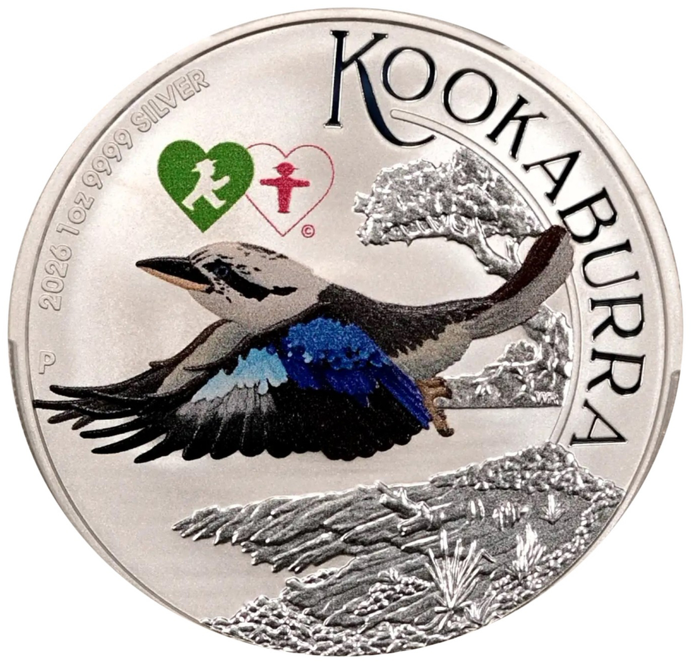 Image for 2026-P S$1 1oz Silver, Kookaburra Colorized, Ampelmann Pivy MS