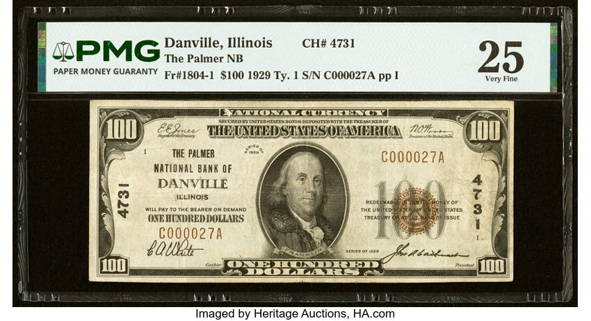 1929 $100  Type 1 (Fr. 1804-1) thumbnail 4