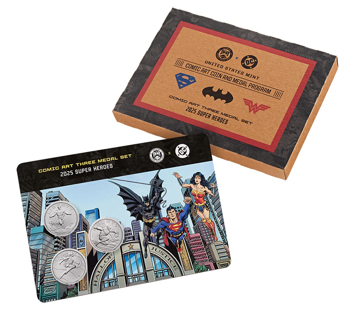 2025 Set Comic Art, Clad, 3 Medals MS thumbnail 4
