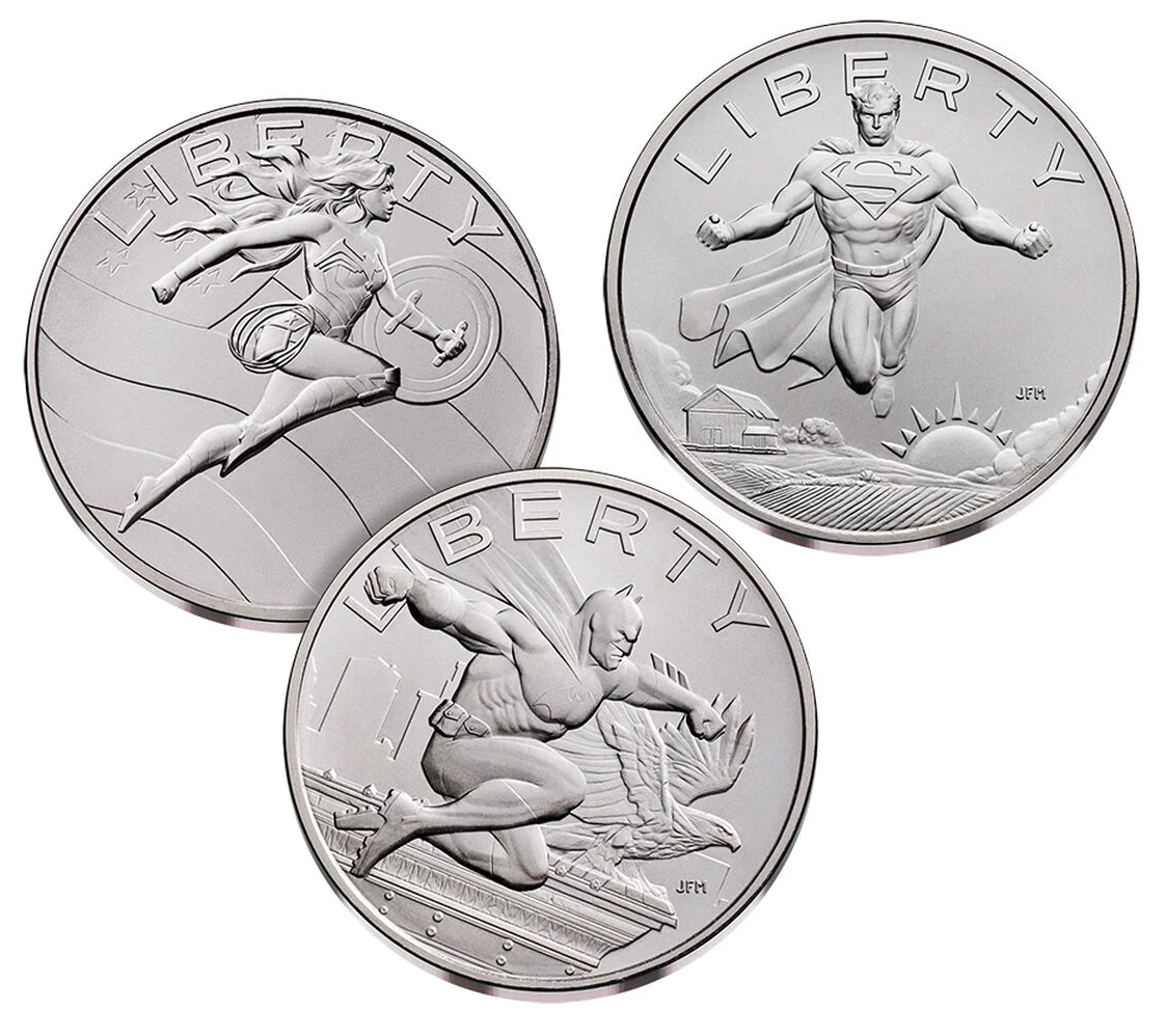 2025 Set Comic Art, Clad, 3 Medals MS thumbnail 3
