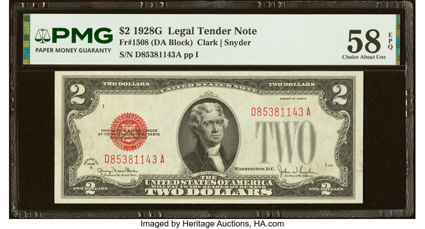 1928G $2  (Fr. 1508) thumbnail 2