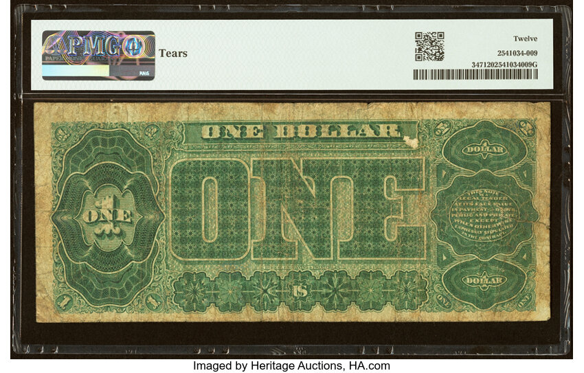 1890 $1  (Fr. 347) thumbnail 12