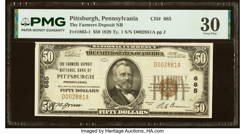 1929 $50  Type 1 (Fr. 1803-1) thumbnail 2