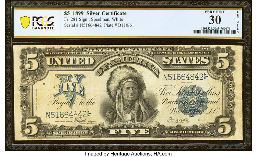 1899 $5  (Fr. 281) thumbnail 5