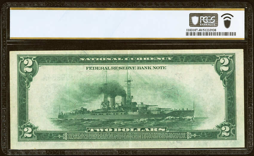 1918 $2  Cleveland (Fr. 758) thumbnail 8