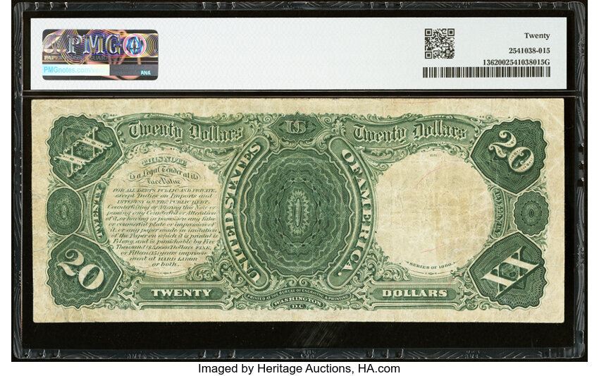 1880 $20  (Fr. 136) thumbnail 4