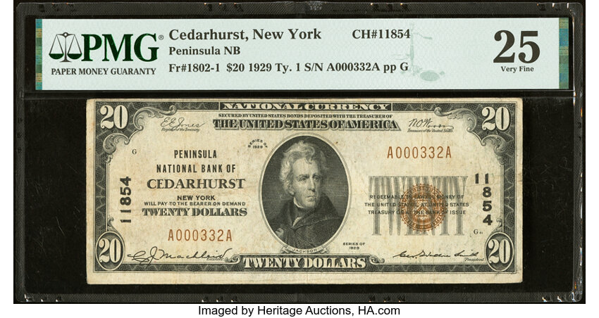 1929 $20  Type 1 (Fr. 1802-1) thumbnail 14