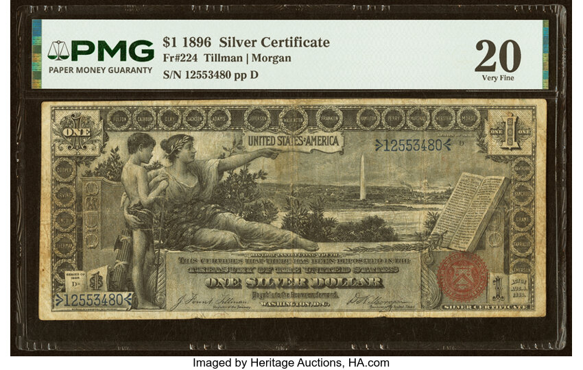 1896 $1  (Fr. 224) thumbnail 5