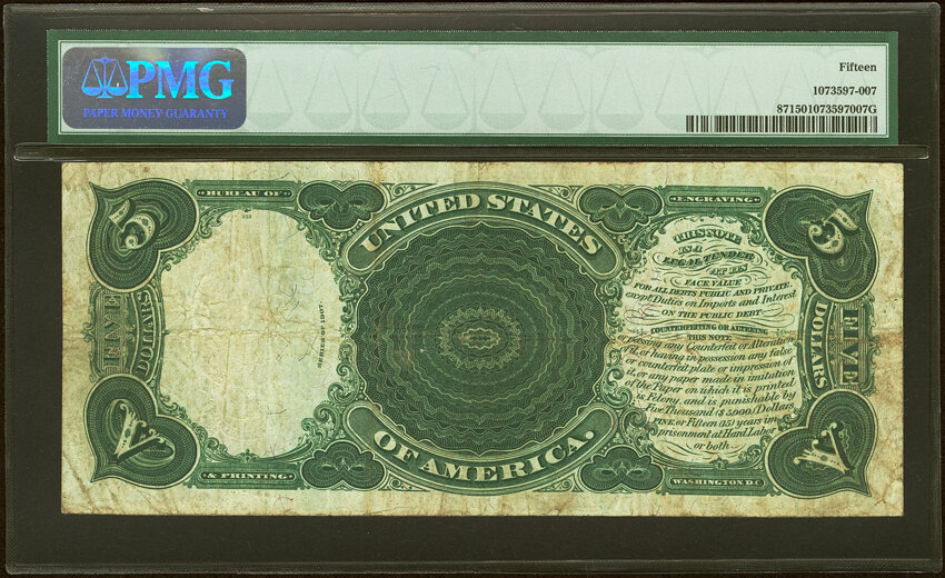 1907 $5  (Fr. 87) thumbnail 7