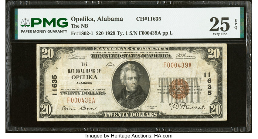 1929 $20  Type 1 (Fr. 1802-1) thumbnail 15