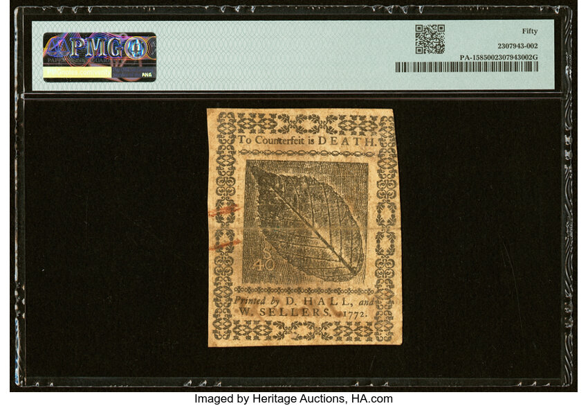 Apr 3, 1772 40s Pennsylvania (Fr. PA158) thumbnail 6