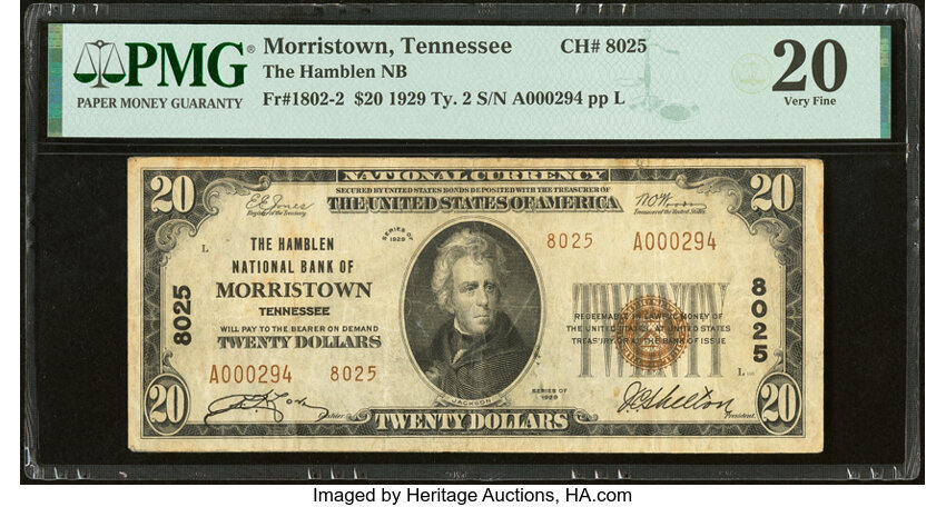 1929 $20  Type 2 (Fr. 1802-2) thumbnail 10
