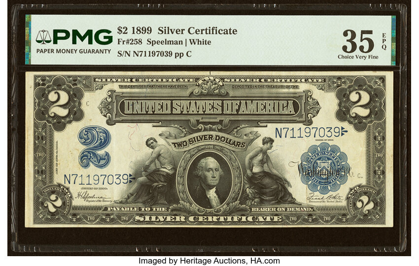 1899 $2  (Fr. 258) thumbnail 2
