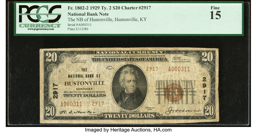 1929 $20  Type 2 (Fr. 1802-2) thumbnail 8