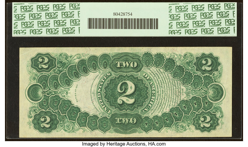1917 $2  Mule (Fr. 58m) thumbnail 11
