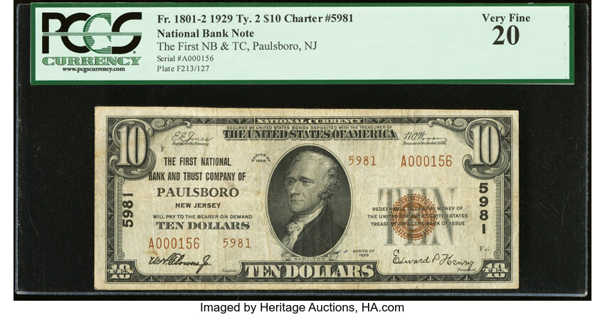 1929 $10  Type 2 (Fr. 1801-2) thumbnail 11