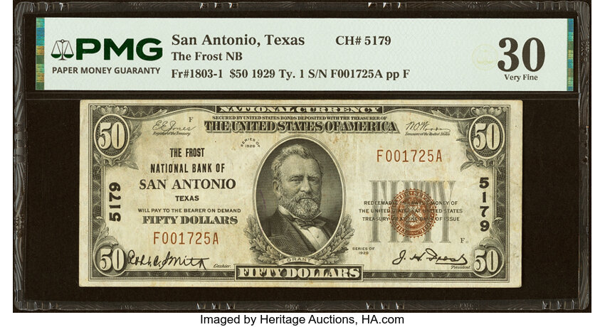 1929 $50  Type 1 (Fr. 1803-1) thumbnail 3