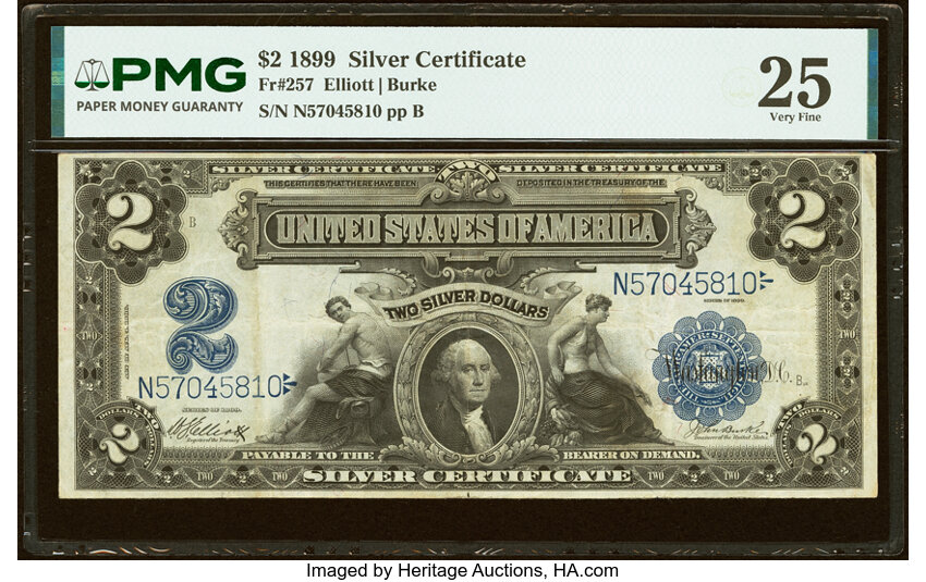 1899 $2  (Fr. 257) thumbnail 3