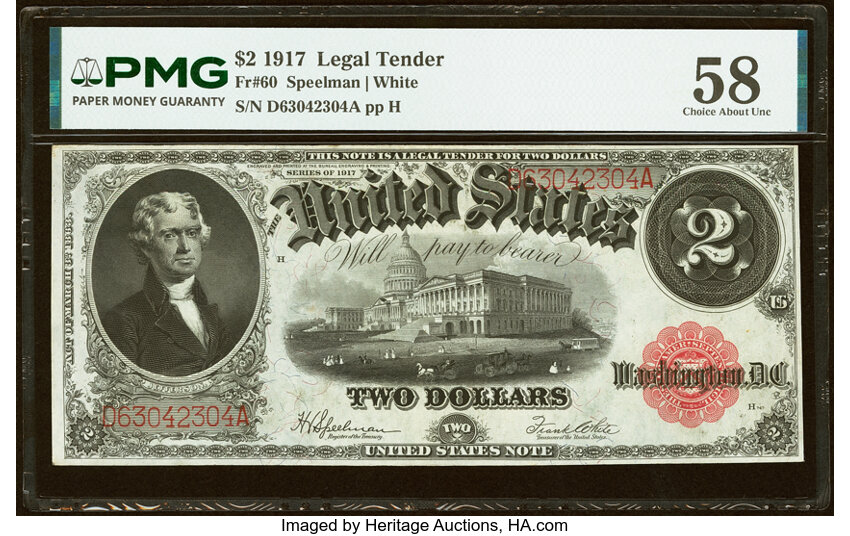 1917 $2  (Fr. 60) thumbnail 3