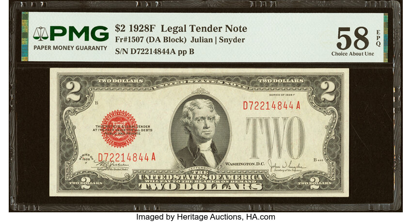 1928F $2  (Fr. 1507) thumbnail 2