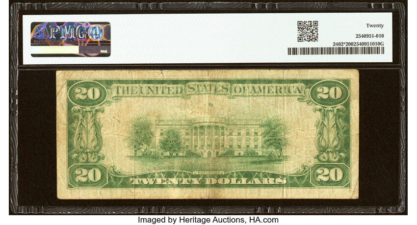 1928 $20  Star Replacement (Fr. 2402*) thumbnail 6