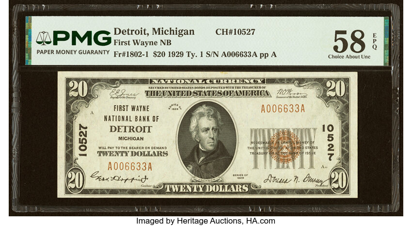 1929 $20  Type 1 (Fr. 1802-1) thumbnail 20