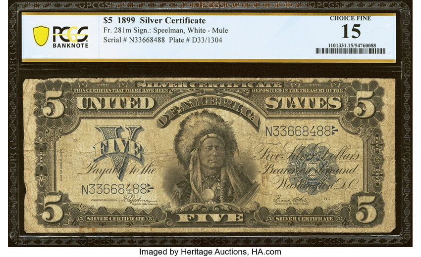 1899 $5  (Fr. 281) thumbnail 4