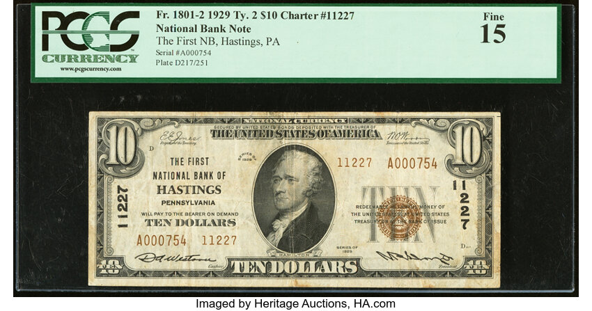 1929 $10  Type 2 (Fr. 1801-2) thumbnail 10