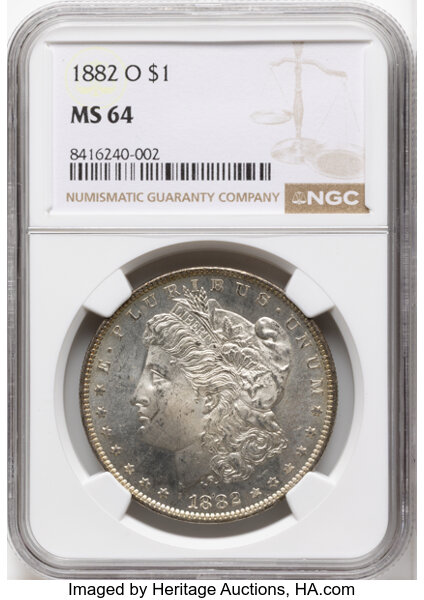 1882-O $1  Clashed Dies, VAM-38A MS thumbnail 3