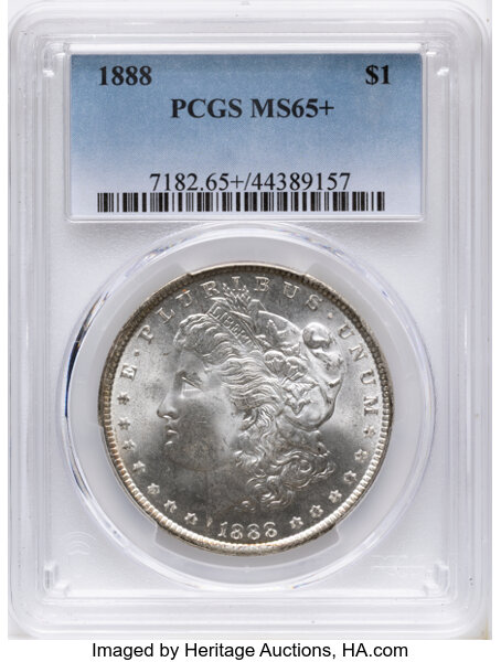 1888 $1  Die Gouges State 2, VAM-7A1 MS thumbnail 14