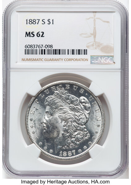 1887-S $1  MS thumbnail 6