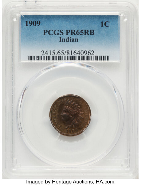 1909 1c Indian PR RB thumbnail 3